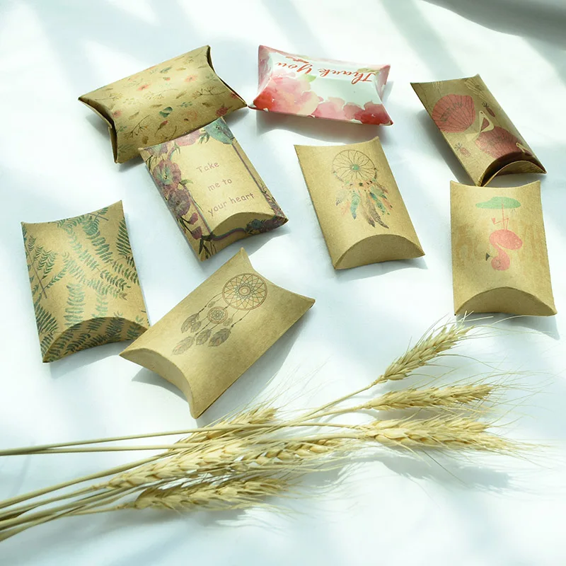 20pcs Mini Candy Boxes Pillow Shape Kraft Paper Box Gift Packaging Bags Wrapping Supplies Wedding Birthday Christmas Party Decor
20pcs Mini Candy Boxes Pillow Shape Kraft Paper Box Gift Packaging Bags Wrapping Supplies Wedding Birthday Christmas Party Decor