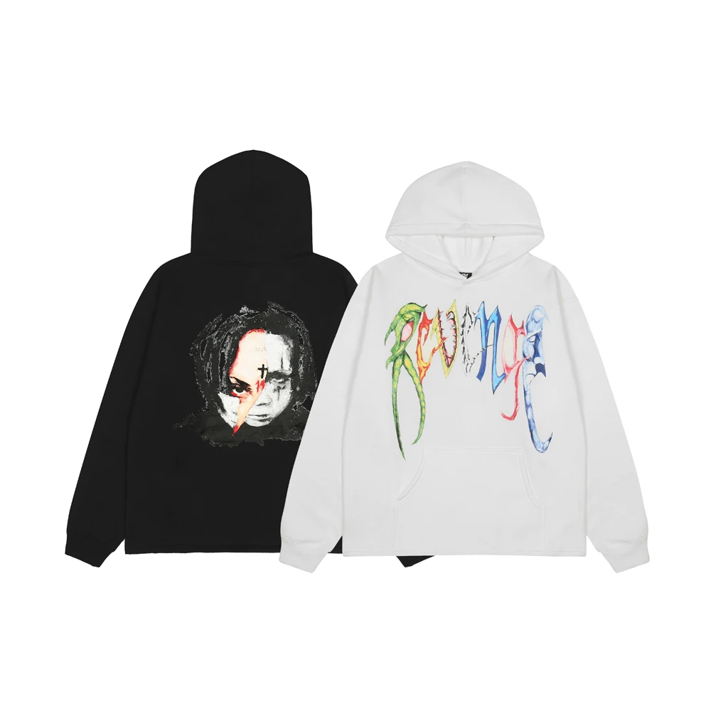 2021fw Color Logo Revenge Hoodie Men Women 1:1 Hooded Digital Printing XXXtentacion Revenge Fleece Sweatshirts Streetwear
2021fw Color Logo Revenge Hoodie Men Women 1:1 Hooded Digital Printing XXXtentacion Revenge Fleece Sweatshirts Streetwear