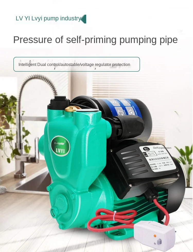 220V Booster pump Auto Microcomputer Household Self-priming reciprocating Pump Hot And Cold Water Pipe Tap Water Booster Pump
220V Booster pump Auto Microcomputer Household Self-priming reciprocating Pump Hot And Cold Water Pipe Tap Water Booster Pump