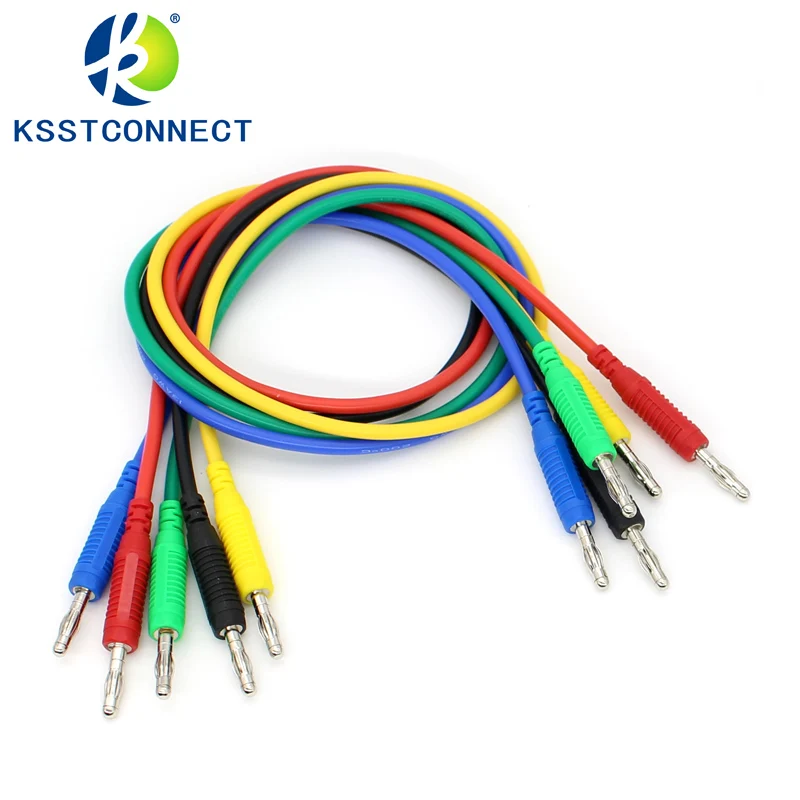 TL201 высокое качество 13AWG гибкий силиконовый провод 4 мм bananna Разъем патч-корд