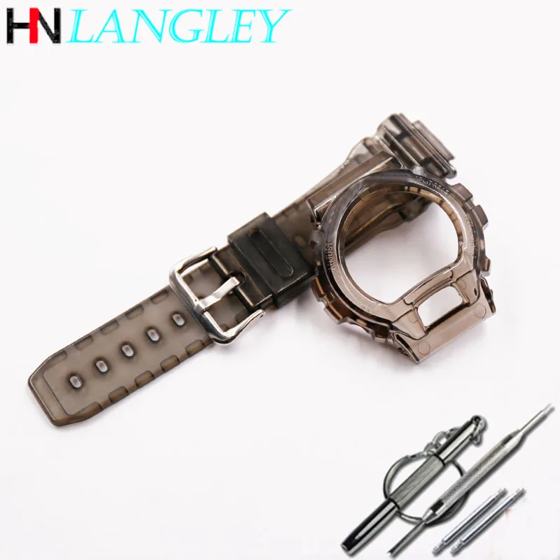 Resin Watch Band Case for Casio G-SHOCK DW-6900 6600 6930 3230 Sport Replacement Strap Bracelet Watchband Transparent Rubber
Resin Watch Band Case for Casio G-SHOCK DW-6900 6600 6930 3230 Sport Replacement Strap Bracelet Watchband Transparent Rubber