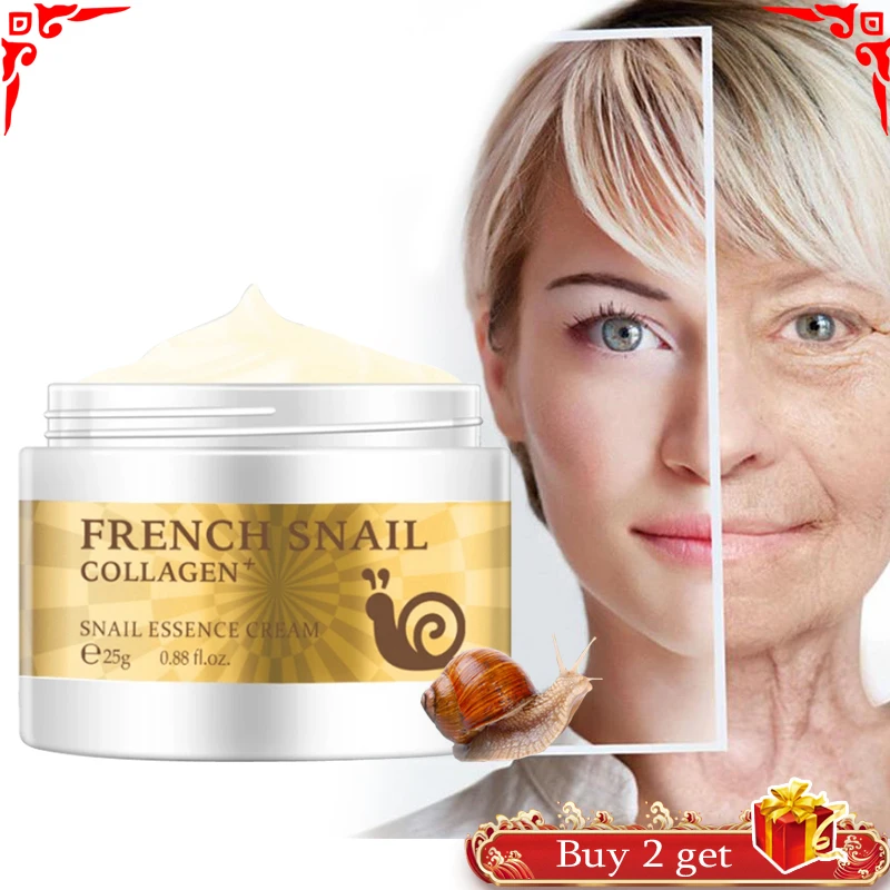 Snail Face Cream Collagen Anti-Wrinkle Anti Aging Moisturizing Hyaluronic Acid Facial Cream Whitening Moisturizer Skin Care
Snail Face Cream Collagen Anti-Wrinkle Anti Aging Moisturizing Hyaluronic Acid Facial Cream Whitening Moisturizer Skin Care