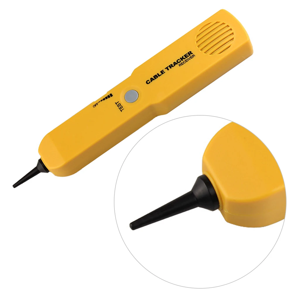 RJ11 Line Finder ABS Telephone Cable Tester Durable Detector Practical Network Diagnose Tone Wire Tracker Instrument Portable
RJ11 Line Finder ABS Telephone Cable Tester Durable Detector Practical Network Diagnose Tone Wire Tracker Instrument Portable