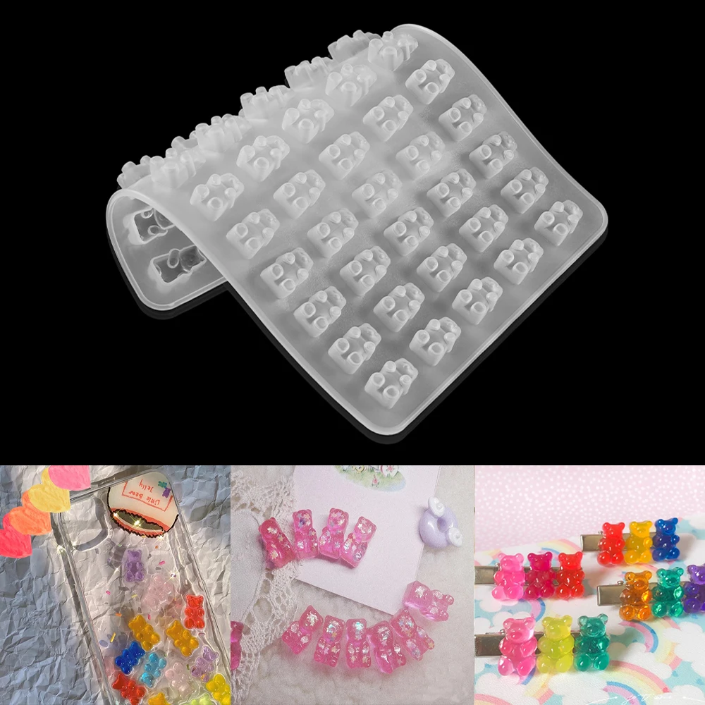 1Pcs 3D Cartoon Bear Shape Silicone Mold Epoxy Resin Earrings Necklace Keychain Pendants Moulds for DIY Jewelry Making Supplies
1Pcs 3D Cartoon Bear Shape Silicone Mold Epoxy Resin Earrings Necklace Keychain Pendants Moulds for DIY Jewelry Making Supplies