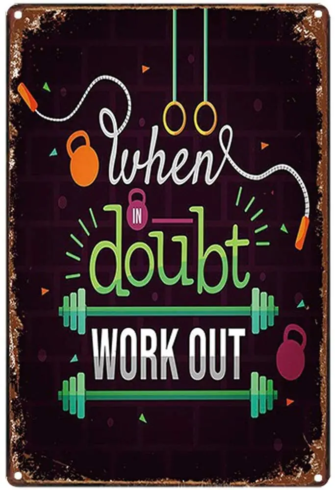 Doubt Work Out Novelty Parking Retro Metal Tin Sign Plaque Poster Wall Decor Art Shabby Chic Gift
Doubt Work Out Novelty Parking Retro Metal Tin Sign Plaque Poster Wall Decor Art Shabby Chic Gift