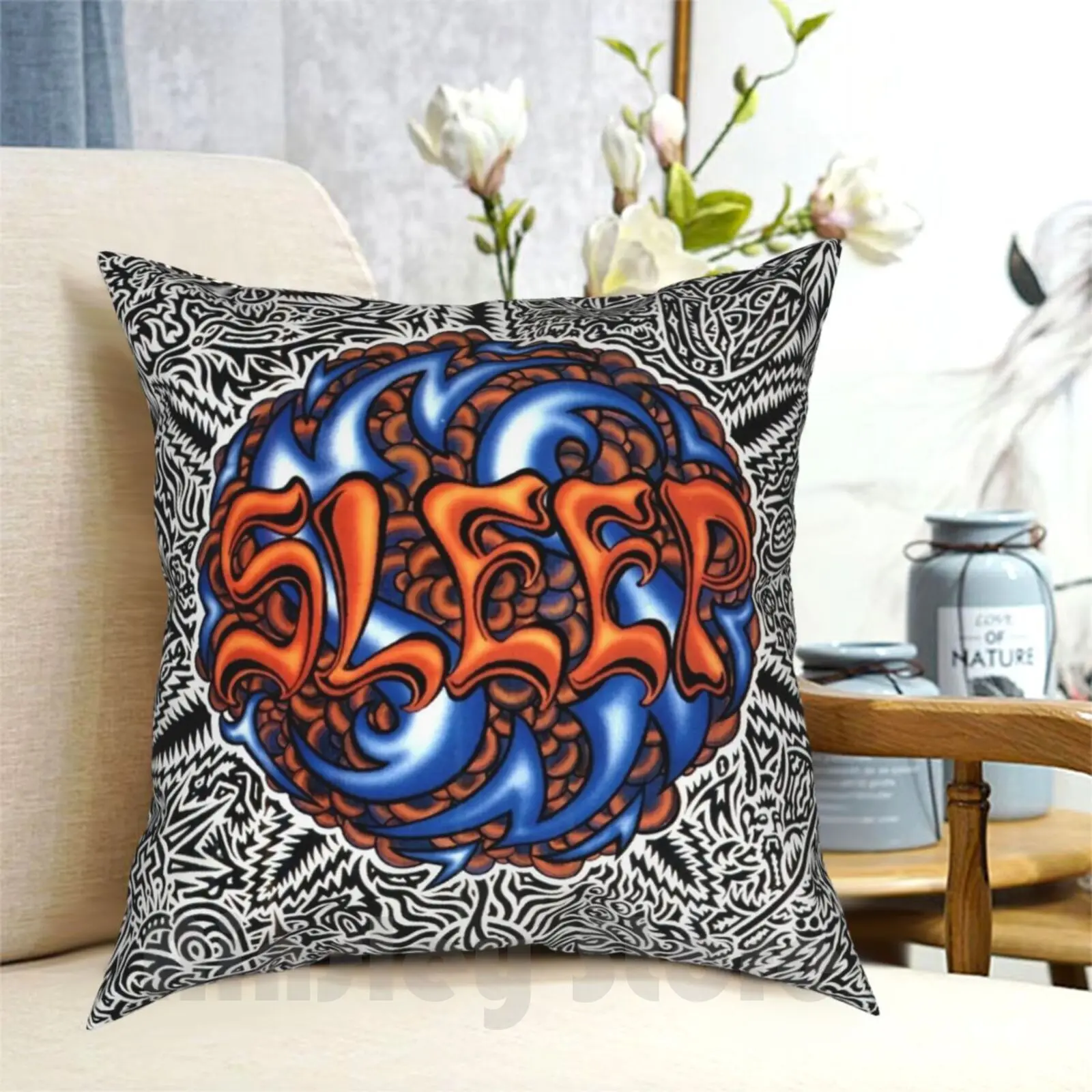 

Steep Stoner Sludge Metal Band-Holy Mountain Album Cover Dragonaut Pillow Case Printed Home Soft DIY Pillow cover Sleep