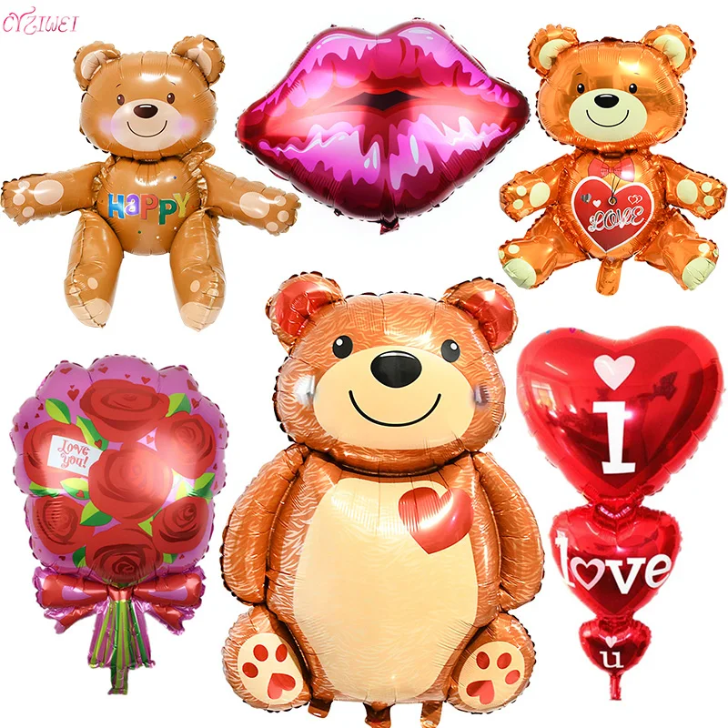 Love Heart Bear Foil Balloons Happy Birthday Valentine’s Day Party Decor Helium Globos Wedding Anniversary Balloon Kids Toys
Love Heart Bear Foil Balloons Happy Birthday Valentine’s Day Party Decor Helium Globos Wedding Anniversary Balloon Kids Toys