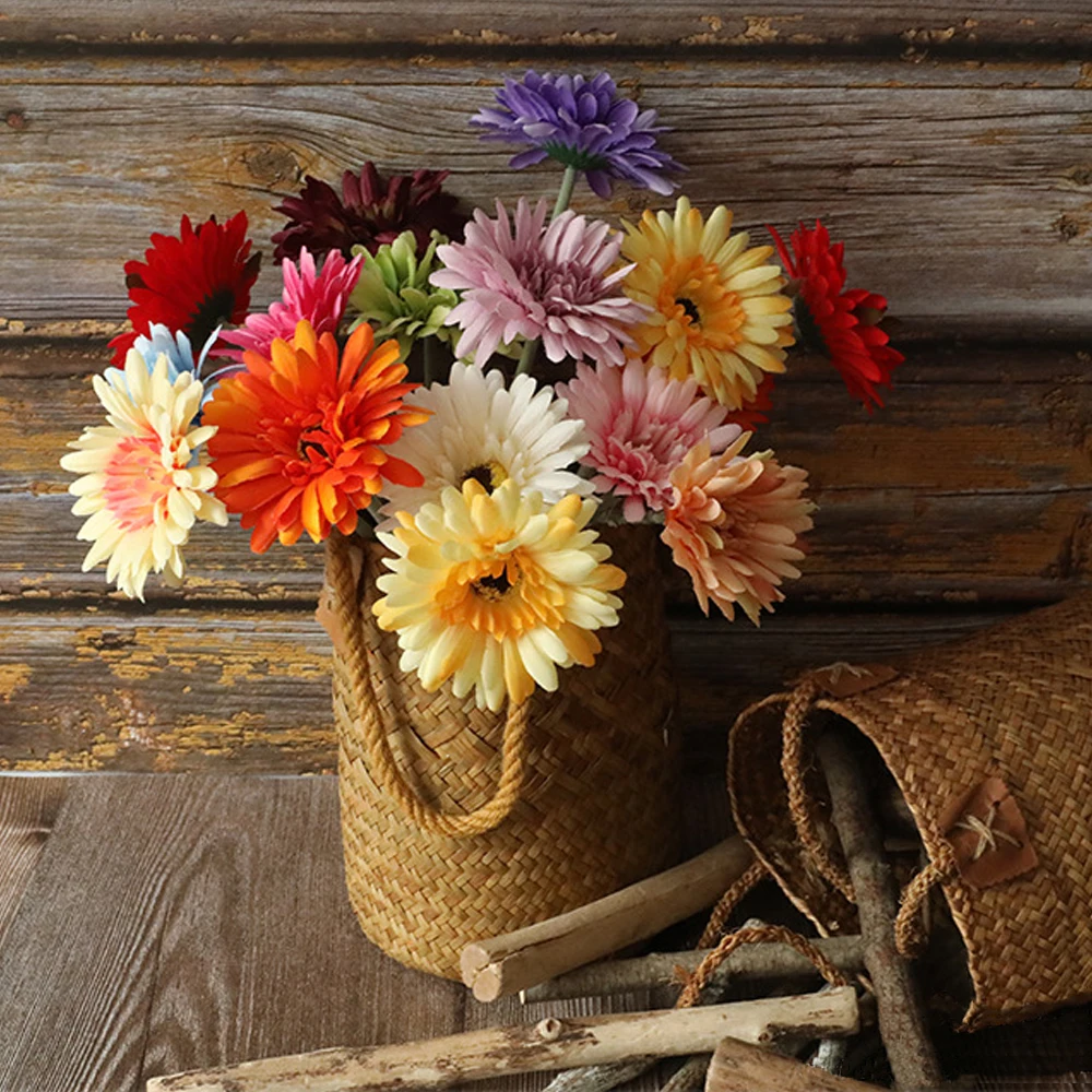 55cm Artificial Gerbera Daisy Flowers Single Fake Flower Photography Photo Backdrop Wedding Birthday Cake Tabletop Decorations
55cm Artificial Gerbera Daisy Flowers Single Fake Flower Photography Photo Backdrop Wedding Birthday Cake Tabletop Decorations