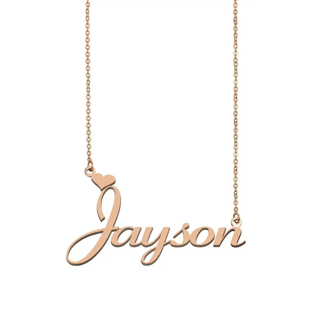 Jayson Name Necklace , Custom Name Necklace for Women Girls Best Friends Birthday Wedding Christmas Mother Days Gift
Jayson Name Necklace , Custom Name Necklace for Women Girls Best Friends Birthday Wedding Christmas Mother Days Gift