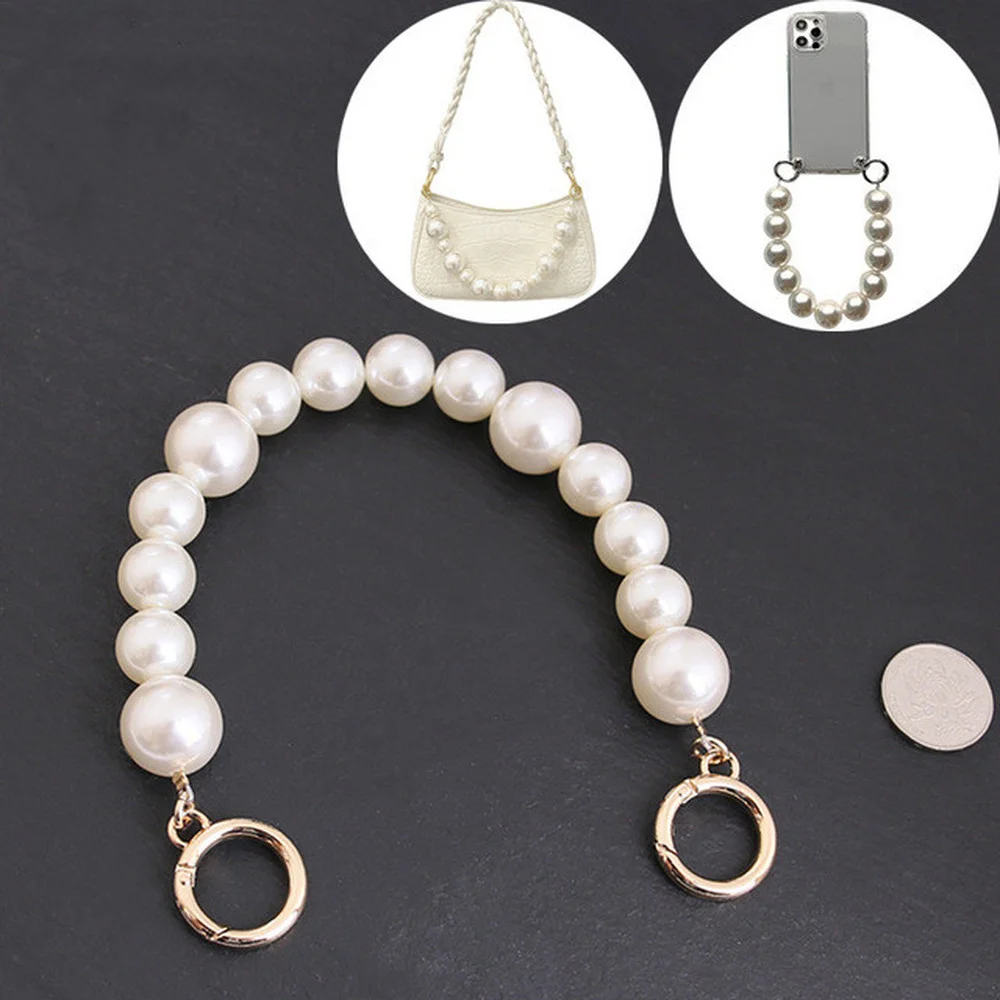2021 Popular Pearl Handbag Messenger Cross Bag Strap Large Pearl Chain Decoration Accessories Purses Handbag Short Pearl Chain
2021 Popular Pearl Handbag Messenger Cross Bag Strap Large Pearl Chain Decoration Accessories Purses Handbag Short Pearl Chain