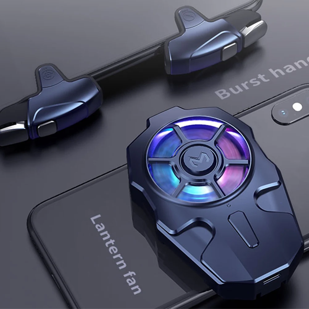 Mobile Phone Radiator Hot Physical Cooling Fan Game Controller Mobile Controller for iOS/Android Phones Auxiliary Artifact
Mobile Phone Radiator Hot Physical Cooling Fan Game Controller Mobile Controller for iOS/Android Phones Auxiliary Artifact