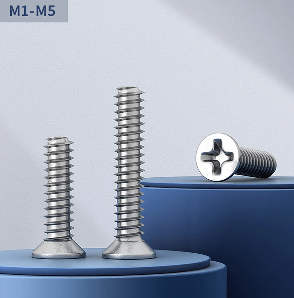 20Pcs M2-M4 Phillips Countersunk Flat Tail Self Tapping Small Wood Screws 304 Stainless Flat Head Flat End Cross Micro Bolts
20Pcs M2-M4 Phillips Countersunk Flat Tail Self Tapping Small Wood Screws 304 Stainless Flat Head Flat End Cross Micro Bolts