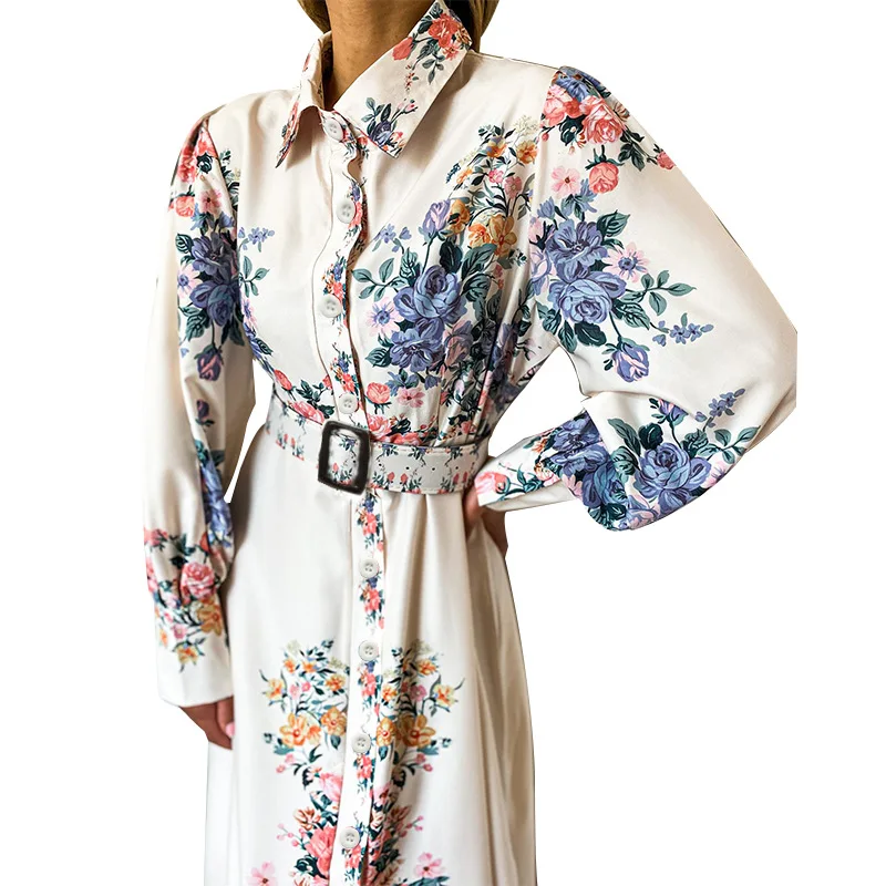 Dress Elegant for Women 2021 Spring New Printed Long-Sleeved Mid-length Hepburn Style Withe Max Dress Maxi Dresses for Women 
Dress Elegant for Women 2021 Spring New Printed Long-Sleeved Mid-length Hepburn Style Withe Max Dress Maxi Dresses for Women
