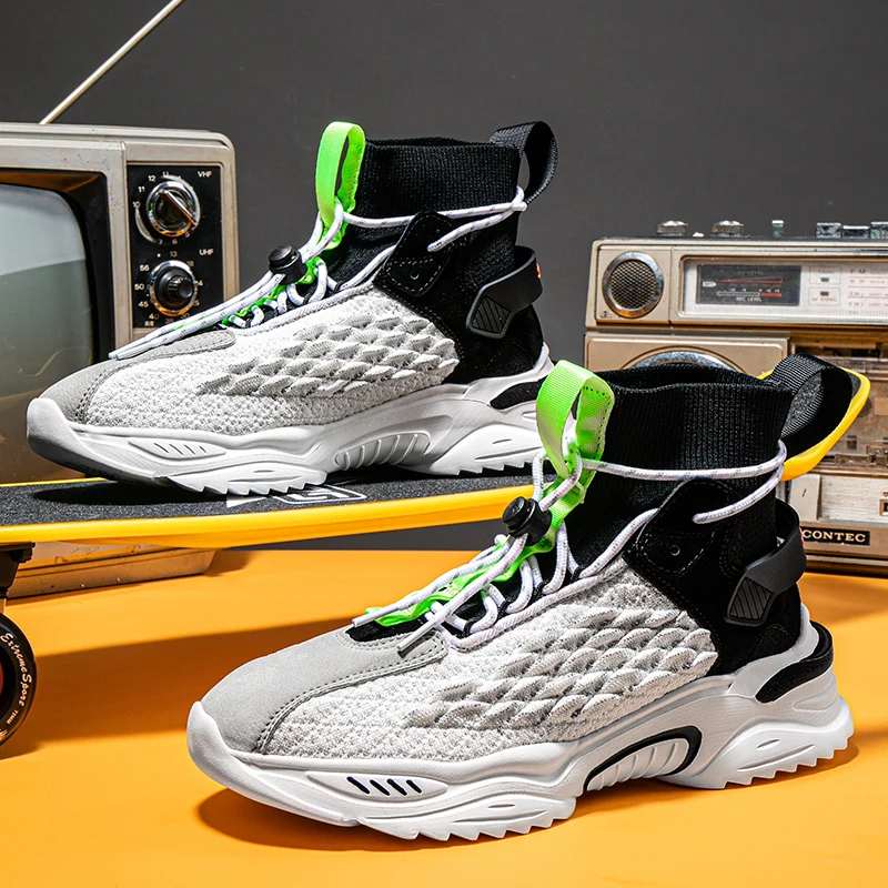 New Adult Running Shoes for Men High Top Designer Socks Sneakers Trainers Cushioning Men's Sport Fitness Shoes Zapatillas Hombre
New Adult Running Shoes for Men High Top Designer Socks Sneakers Trainers Cushioning Men's Sport Fitness Shoes Zapatillas Hombre