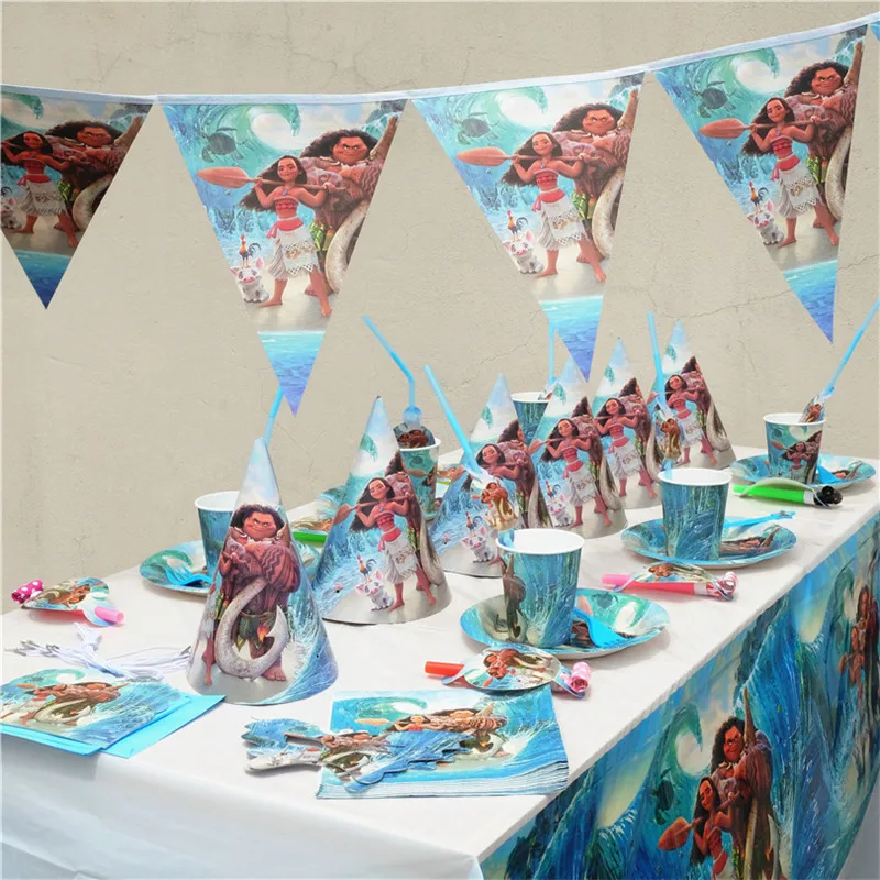 Cartoon Moana Princess Party Decoration 129Pcs/159Pcs birthday Decoration Kids Birthday Party Supplies Disposable Tableware Set
Cartoon Moana Princess Party Decoration 129Pcs/159Pcs birthday Decoration Kids Birthday Party Supplies Disposable Tableware Set