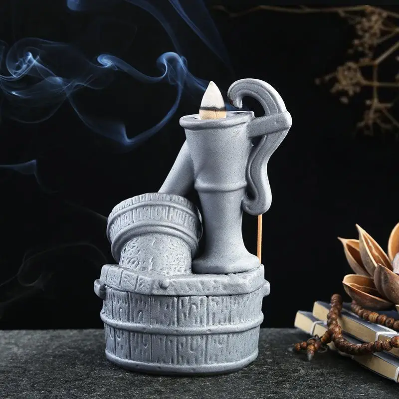 Porcelain Backflow Incense Burner Incense Cone Sticks Holder Ceramic Censer Home Decoration Use In Home Teahouse
Porcelain Backflow Incense Burner Incense Cone Sticks Holder Ceramic Censer Home Decoration Use In Home Teahouse
