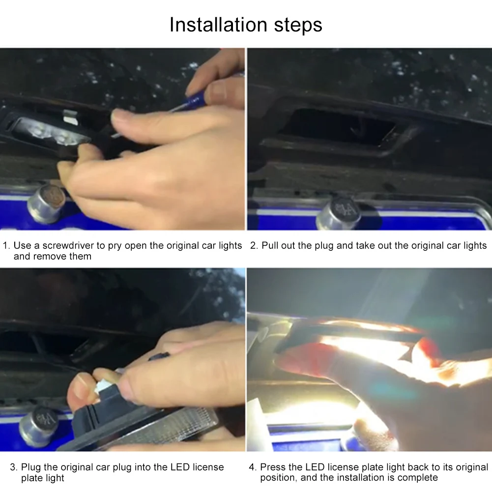 2pcs 12V Car LED License Plate Light Working Lamp Replacement Car Light For VW GOLF 4 5 6 7 6R Passat B6 Lupo Scirocco Polo
2pcs 12V Car LED License Plate Light Working Lamp Replacement Car Light For VW GOLF 4 5 6 7 6R Passat B6 Lupo Scirocco Polo