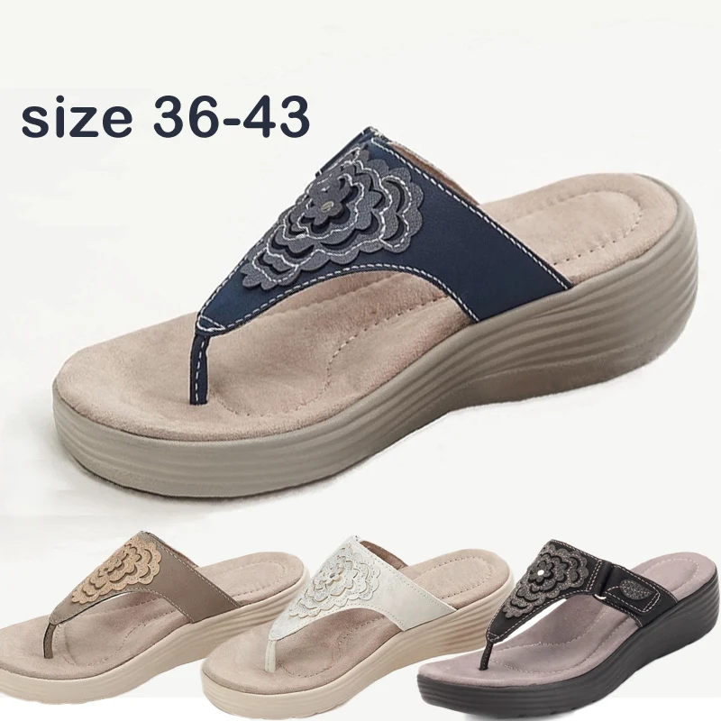 Slippers Women Sandals Summer Flower Printed Non-Slip Platform Beach Shoes Female Sewing Flip Flop Outdoor Peep Toe Sandalias
Slippers Women Sandals Summer Flower Printed Non-Slip Platform Beach Shoes Female Sewing Flip Flop Outdoor Peep Toe Sandalias