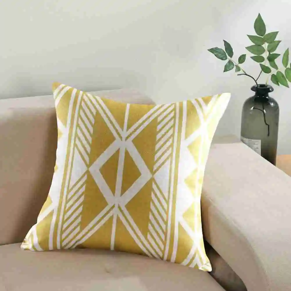 New Nordic Pillowcase Yellow Geometric Decorative Cushion Cover Grey Grid Sofa Throw Pillows Car Chair Home Decor Pillow Cover
New Nordic Pillowcase Yellow Geometric Decorative Cushion Cover Grey Grid Sofa Throw Pillows Car Chair Home Decor Pillow Cover