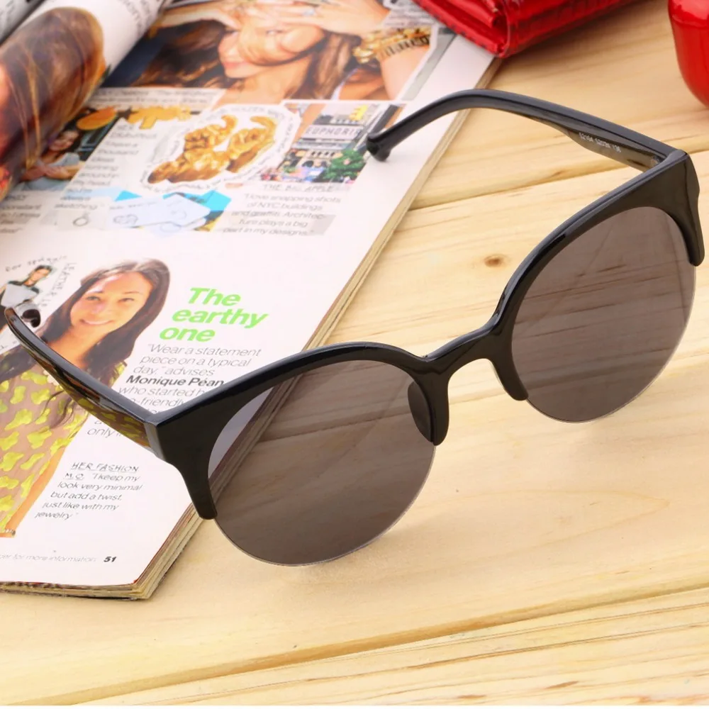 Unisex Adult Retro Round Circle Shaped Frame Semi-Rimless Anti-UV 400 Eye Cat Sunglasses Newest
Unisex Adult Retro Round Circle Shaped Frame Semi-Rimless Anti-UV 400 Eye Cat Sunglasses Newest