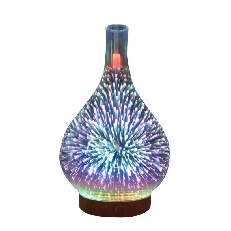 Essential Oil Diffuser Aromatherapy Diffusers for therapeutic Oils - Ultrasonic 3D Glass Vase Cover & LED Light Display 
Essential Oil Diffuser Aromatherapy Diffusers for therapeutic Oils - Ultrasonic 3D Glass Vase Cover & LED Light Display