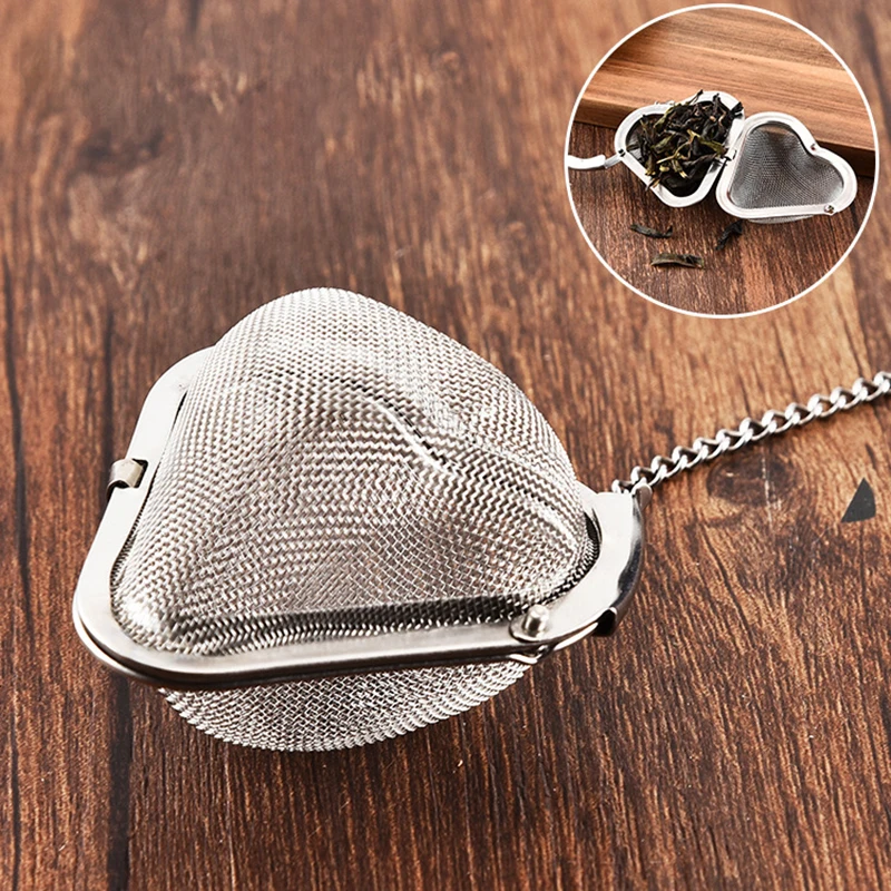 Strainer Heart Shape Reticular Tea Filter Silver Leaf Spice Reusable Multi Purpose Kitchen Gadgets
Strainer Heart Shape Reticular Tea Filter Silver Leaf Spice Reusable Multi Purpose Kitchen Gadgets