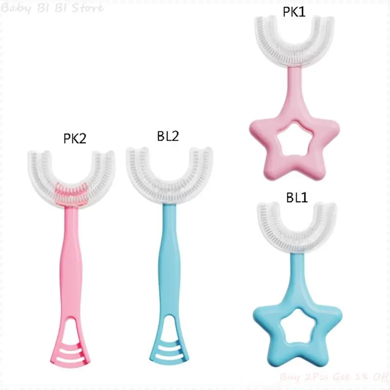 1 Pc Children U Shape Toothbrush Silicone Training Teeth Cleaning Whole Mouth Teethbrushes for 2-12 Years Kids
1 Pc Children U Shape Toothbrush Silicone Training Teeth Cleaning Whole Mouth Teethbrushes for 2-12 Years Kids