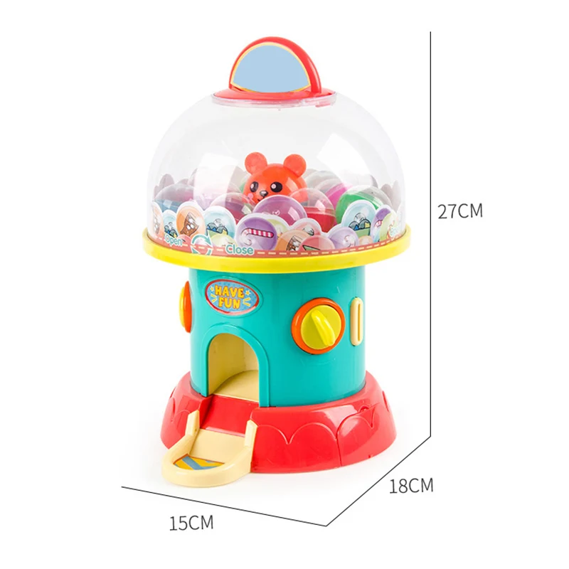 IKAUOIE Automatic Gashapon Machine Childrens Puzzle Game Machine Interactive Play House Toys Lottery Machine Birthday Gift
IKAUOIE Automatic Gashapon Machine Childrens Puzzle Game Machine Interactive Play House Toys Lottery Machine Birthday Gift