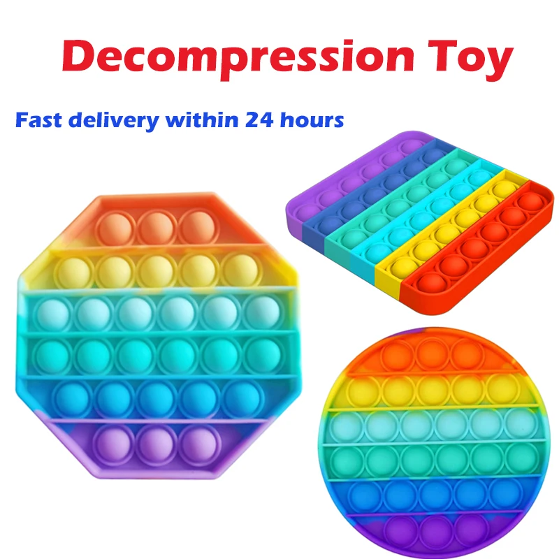 Pops It Push Bubble Sensory Fidget Toys Hot New Adult Stress Relief Tabletop Anti-stress Pops It Soft Squeeze Decompression Toys
Pops It Push Bubble Sensory Fidget Toys Hot New Adult Stress Relief Tabletop Anti-stress Pops It Soft Squeeze Decompression Toys
