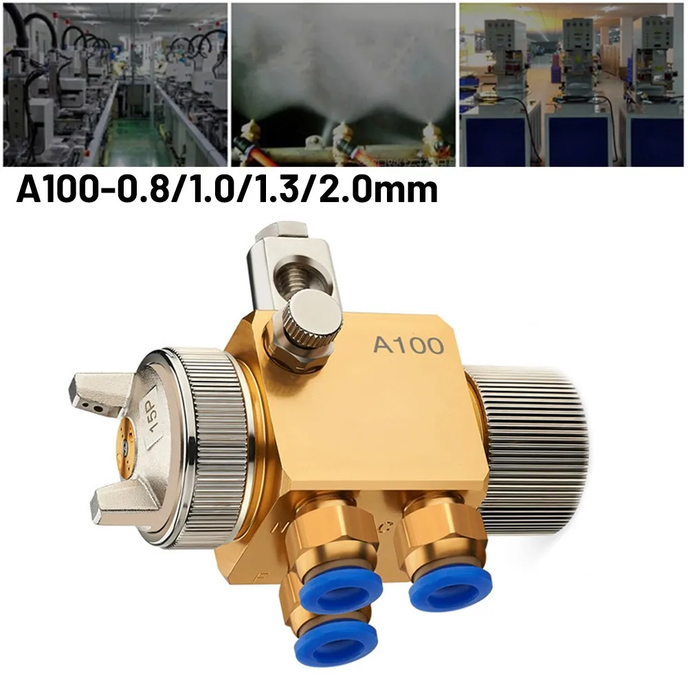 A-100 Spray Gun Pneumatic Automatic Spray Tool Sprayer 0.8/1.0/1.3/2.0mm Nozzle For Water Spray Pipeline Spray Paint Sprayer
A-100 Spray Gun Pneumatic Automatic Spray Tool Sprayer 0.8/1.0/1.3/2.0mm Nozzle For Water Spray Pipeline Spray Paint Sprayer