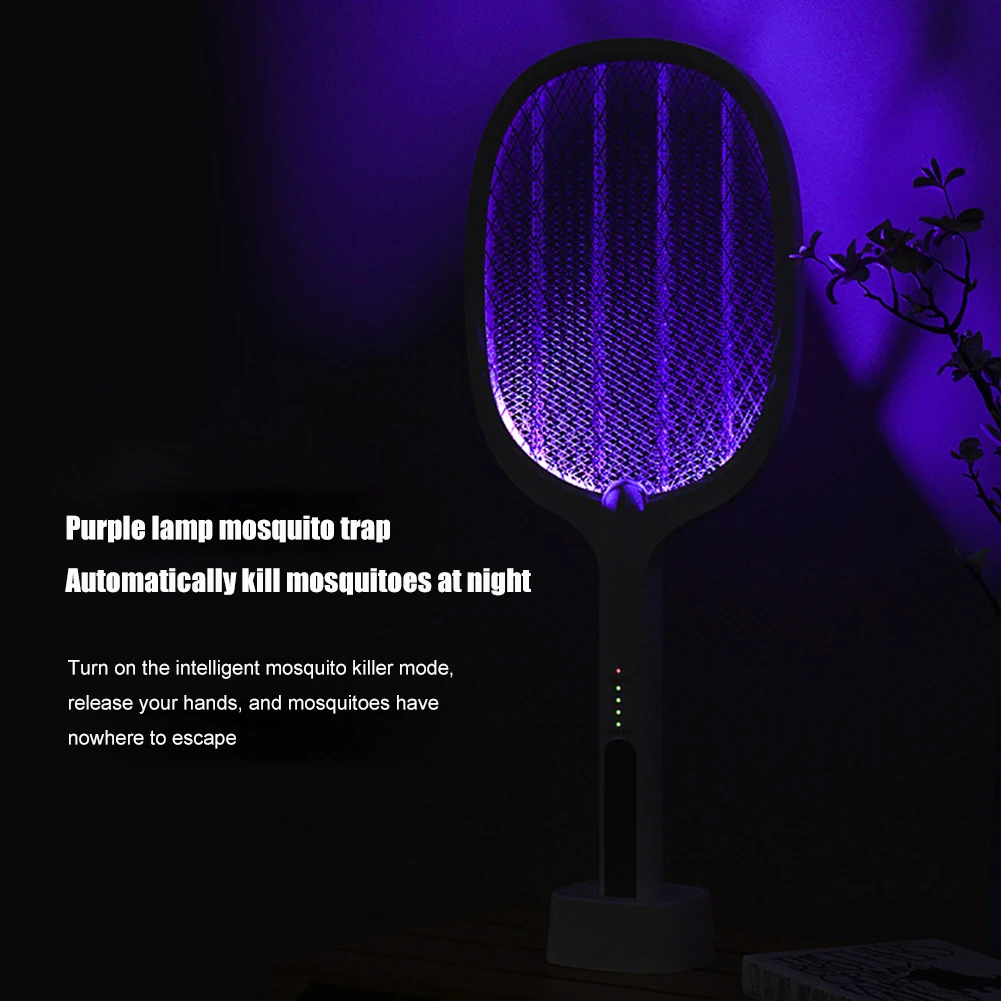 3000V Electric Mosquito Swatter Insect Racket Zapper UV Light USB 1200mAh Rechargeable Home Fly Bug Killer Trap
3000V Electric Mosquito Swatter Insect Racket Zapper UV Light USB 1200mAh Rechargeable Home Fly Bug Killer Trap