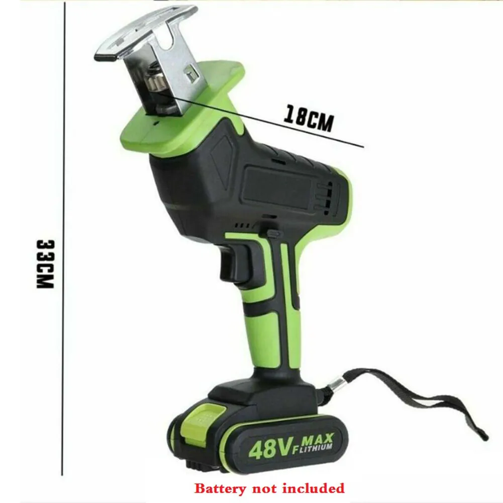 48V Electric Saw LED Light Cordless Reciprocating Saw +4 Saw Blades Metal Cutting Wood Tool Fast Cutting Of Wood Pipes And Metal
48V Electric Saw LED Light Cordless Reciprocating Saw +4 Saw Blades Metal Cutting Wood Tool Fast Cutting Of Wood Pipes And Metal