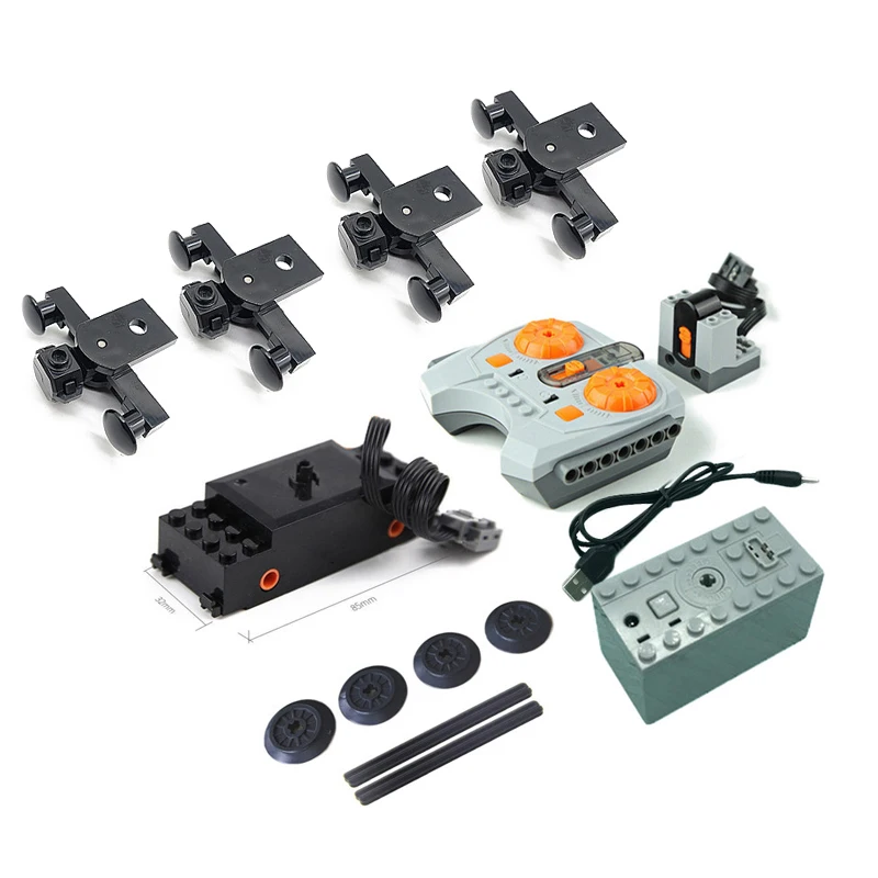 MOC IR RC Tracked Remote Control Motor Power Function Train fit for 10254 10219 10254 10183 75955 High-Tech Building Block Toys
MOC IR RC Tracked Remote Control Motor Power Function Train fit for 10254 10219 10254 10183 75955 High-Tech Building Block Toys