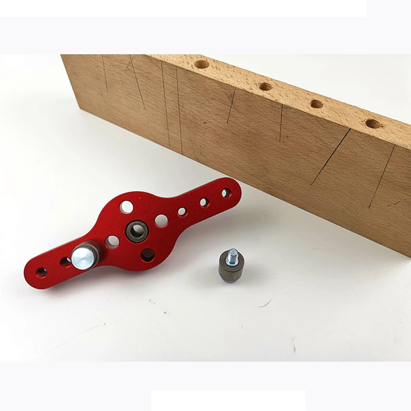 Vertical Pocket Hole Jig 6/8/10mm Woodworking Drilling Locator Wood Dowelling Self Centering Drill Guide Kit Hole Puncher