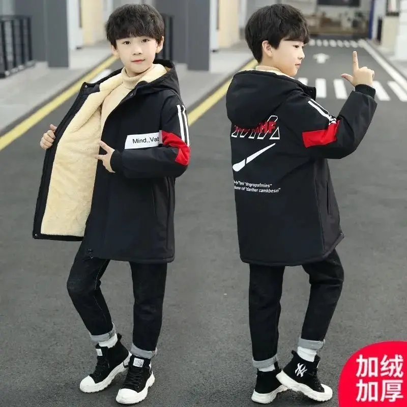 Children Clothing 14Y Boy Clothes Warm Winter Down Cotton Jacket Hooded Coat Waterproof Thicken Outerwear Kids Parka
Children Clothing 14Y Boy Clothes Warm Winter Down Cotton Jacket Hooded Coat Waterproof Thicken Outerwear Kids Parka
