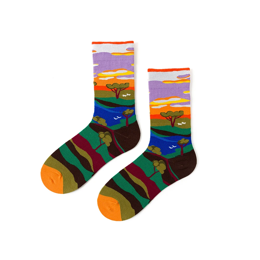 1 Pair Women Socks Cotton Female Men Oil Painting Socks Art Funny Colorful Socks For Lover 36-43EUR
1 Pair Women Socks Cotton Female Men Oil Painting Socks Art Funny Colorful Socks For Lover 36-43EUR