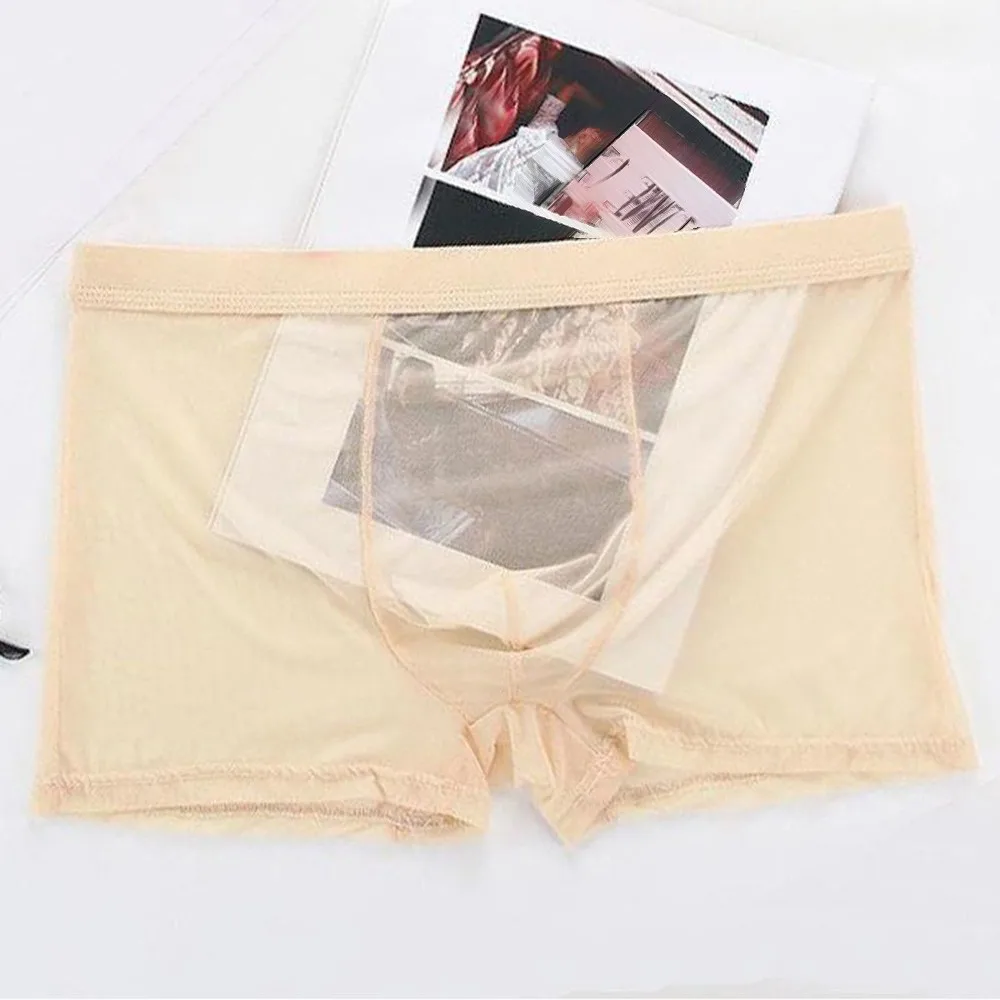 Men See Through Mesh Underwear Mans Breathable Thin Net Yarn Boxer Briefs Mans Thin Panties Transparent Boxershorts Male Bottom
Men See Through Mesh Underwear Mans Breathable Thin Net Yarn Boxer Briefs Mans Thin Panties Transparent Boxershorts Male Bottom