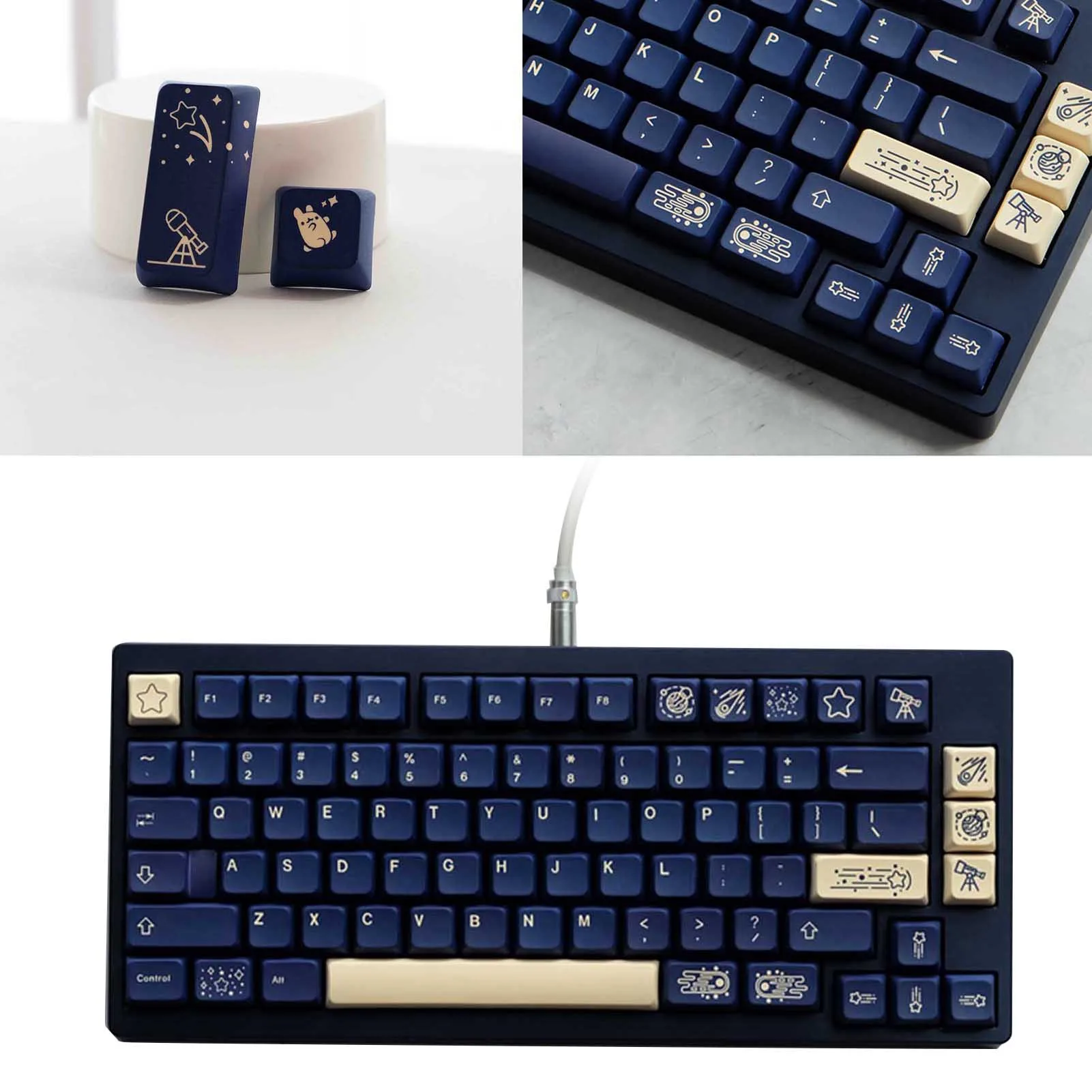 Stargaze Keycap Blue XDA Height PBT 137 Keycaps Dye-sub for Cherry MX Keyboard For Mechanical Keyboard GH60 GK61 GK64 96
Stargaze Keycap Blue XDA Height PBT 137 Keycaps Dye-sub for Cherry MX Keyboard For Mechanical Keyboard GH60 GK61 GK64 96