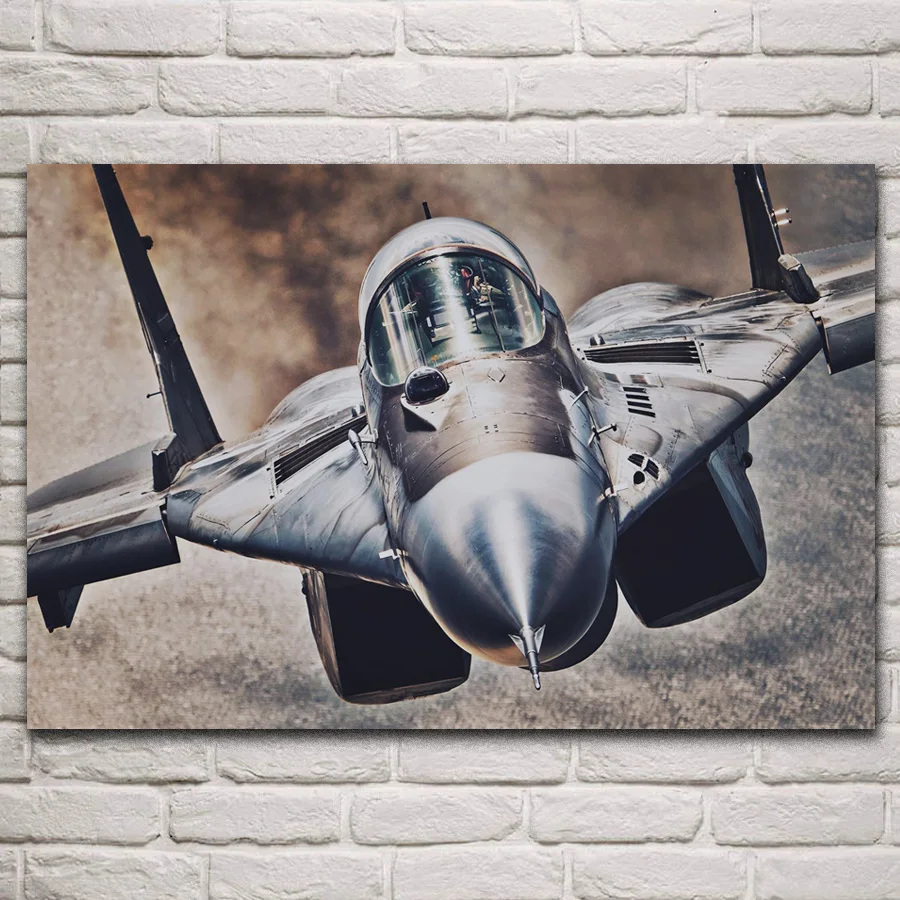 Cool closeup mig 29 macro fulcrum jet fighter army aircraft art posters on the wall picture home living room decoration KN886
Cool closeup mig 29 macro fulcrum jet fighter army aircraft art posters on the wall picture home living room decoration KN886