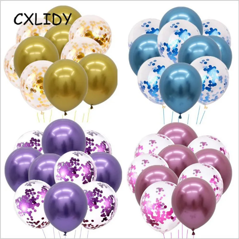 10pcs 12inch Metal Color Confetti Sequins Transparent Balloon Set For Wedding Decoration Birthday Party Supplies aa076
10pcs 12inch Metal Color Confetti Sequins Transparent Balloon Set For Wedding Decoration Birthday Party Supplies aa076