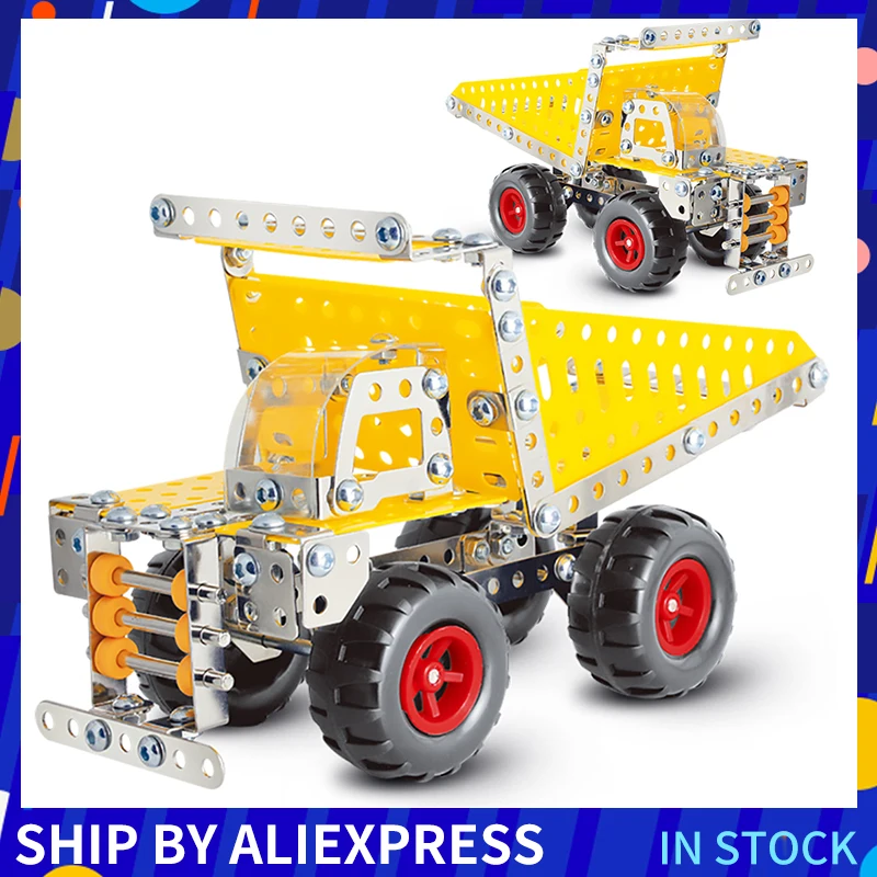3D Puzzle Metal Steel Block Toys Classic Engineering Car Toy Minecart Tractor Model Toy Dump Truck Model Toy Gift For Boys toys
3D Puzzle Metal Steel Block Toys Classic Engineering Car Toy Minecart Tractor Model Toy Dump Truck Model Toy Gift For Boys toys