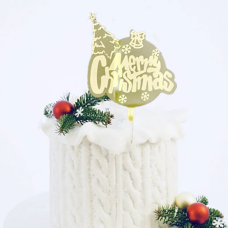 Acrylic Cake Topper Merry Christmas Theme Happy New Year Christmas Tree Bell Cake Topper Baking Party Favors
Acrylic Cake Topper Merry Christmas Theme Happy New Year Christmas Tree Bell Cake Topper Baking Party Favors