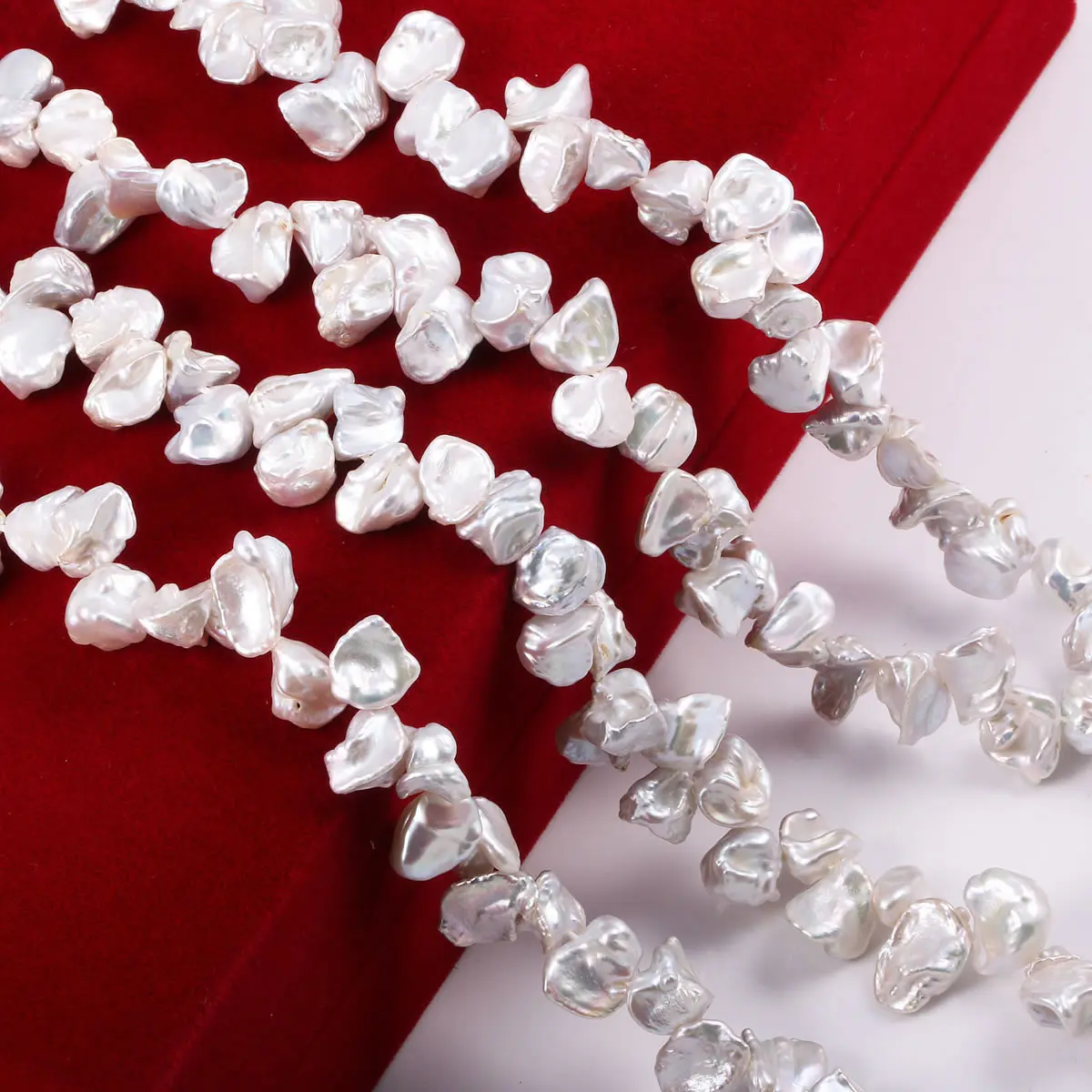 Natural Freshwater Cultured Pearls Beads Irregular Shape Loose Bead for Jewelry Making DIY Elegant Necklace Bracelet Accessories
Natural Freshwater Cultured Pearls Beads Irregular Shape Loose Bead for Jewelry Making DIY Elegant Necklace Bracelet Accessories