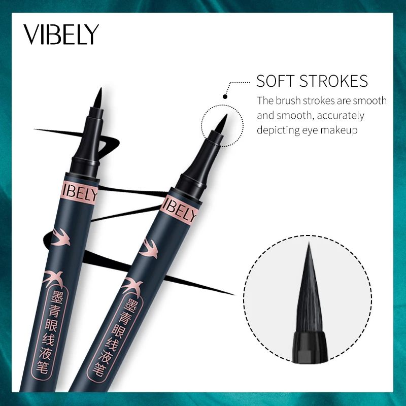 VIBELY Professional Long Lasting Liquid Eyeliner Sweat-proof Waterproof Quick Dry Easy To Wear Eyeliner Pencil Eyes Makeup TSLM1
VIBELY Professional Long Lasting Liquid Eyeliner Sweat-proof Waterproof Quick Dry Easy To Wear Eyeliner Pencil Eyes Makeup TSLM1