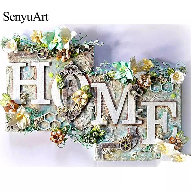 SenyuArt Embroidery Diamond Painting HOME Flower Paint By Numbers Cross Stitch Full Square Round Diamonds Mosaic 5d Wall Decor
SenyuArt Embroidery Diamond Painting HOME Flower Paint By Numbers Cross Stitch Full Square Round Diamonds Mosaic 5d Wall Decor
