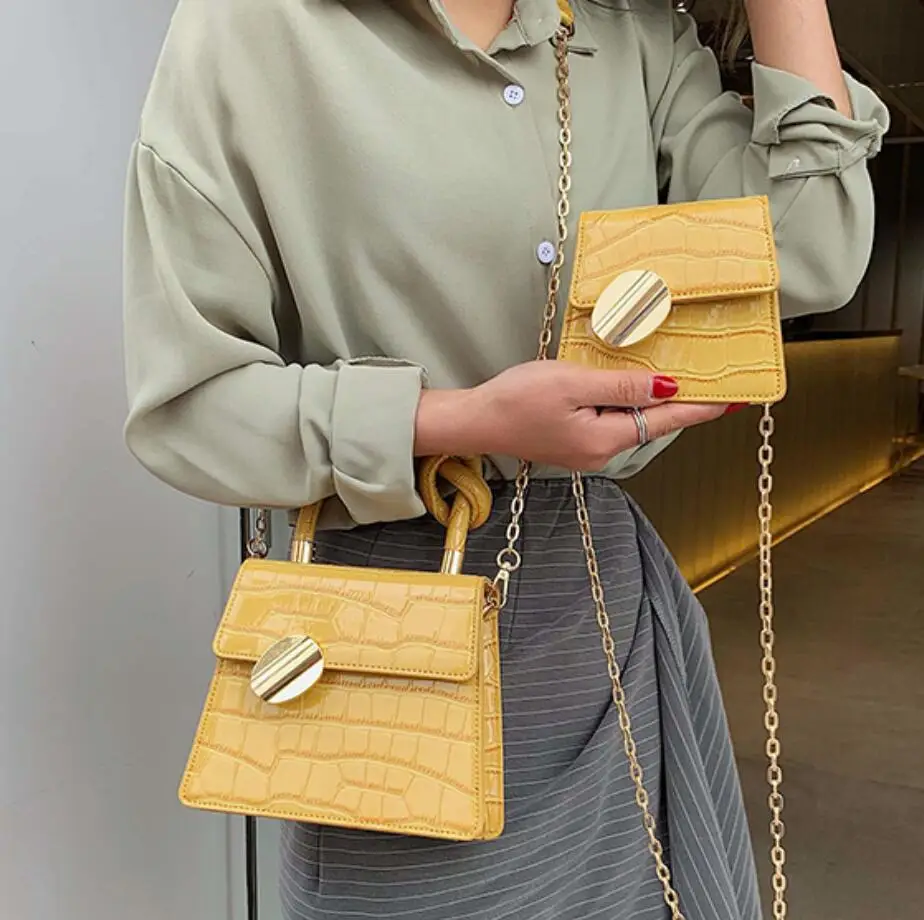 2019 Fashion New Tote bag Quality Leather Women's Designer Handbag Crocodile pattern Chain Shoulder Messenger Bag Bolsos Mujer
2019 Fashion New Tote bag Quality Leather Women's Designer Handbag Crocodile pattern Chain Shoulder Messenger Bag Bolsos Mujer