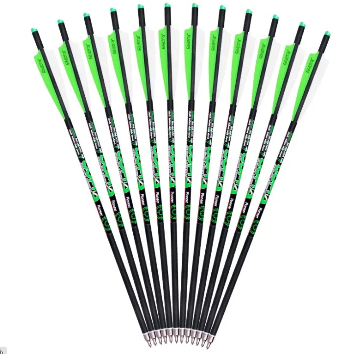 12pcs 8.8mm Carbon Arrows with Moon Nock Target Practice and Hunting Arrows for Crossbow
12pcs 8.8mm Carbon Arrows with Moon Nock Target Practice and Hunting Arrows for Crossbow