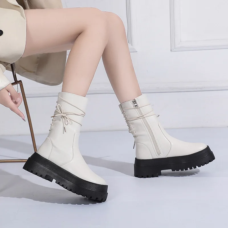 Женские ботильоны на толстой подошве, ботинки из искусственной кожи на платформе, с перекрестными ремешками, мотоциклетные ботинки на масс...
Женские ботильоны на толстой подошве, ботинки из искусственной кожи на платформе, с перекрестными ремешками, мотоциклетные ботинки на масс...