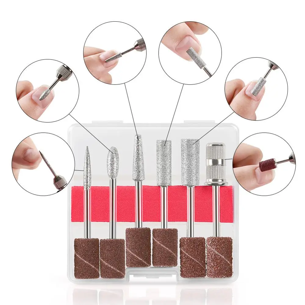 12Pcs/Lot Nail Drill Bits Diamond Cutters Set for Electric Manicure Machine Sanding Bands Accessories Nail Files Milling Cutter
12Pcs/Lot Nail Drill Bits Diamond Cutters Set for Electric Manicure Machine Sanding Bands Accessories Nail Files Milling Cutter