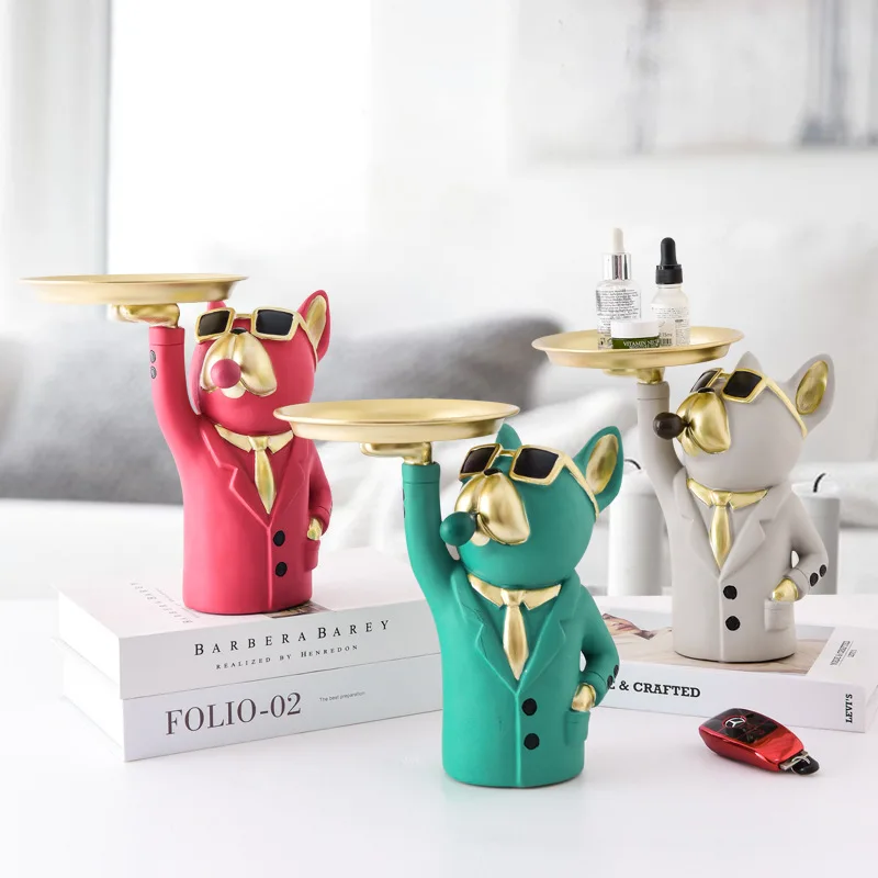 French Fighting Dog Tray Storage Decoration Porch Living Room Key Tray Candy Tray Home Decoration Decoration Statue Model
French Fighting Dog Tray Storage Decoration Porch Living Room Key Tray Candy Tray Home Decoration Decoration Statue Model